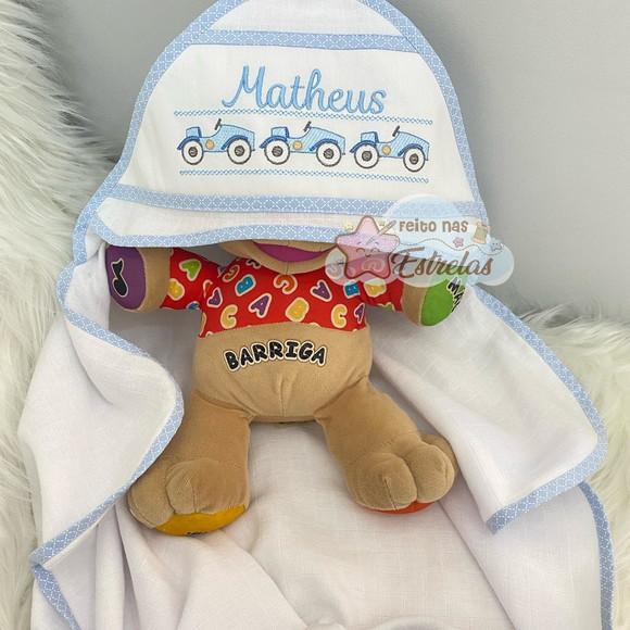 Toalha de Banho Bebê com Capuz Baby 2