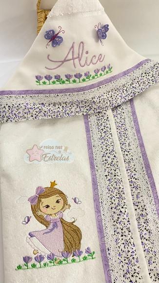 Toalha de Banho Infantil com Capuz - Fada