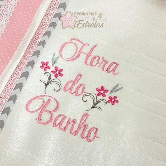 Toalha de Banho Infantil com Capuz - Borboletas
