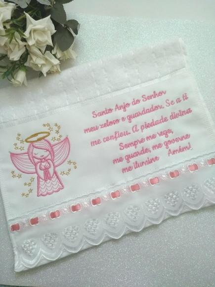 Toalha Santo Anjo Bordada