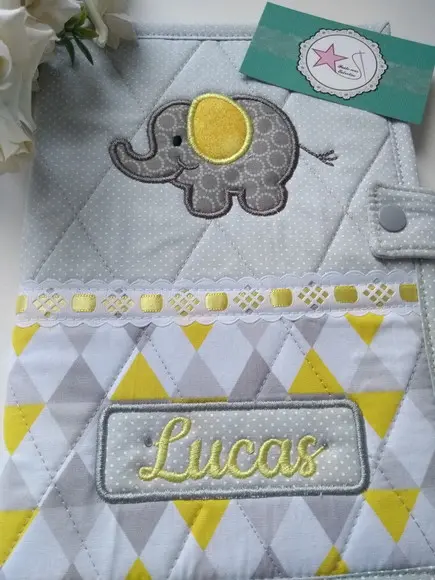 Capa Caderneta de Vacina Elefante