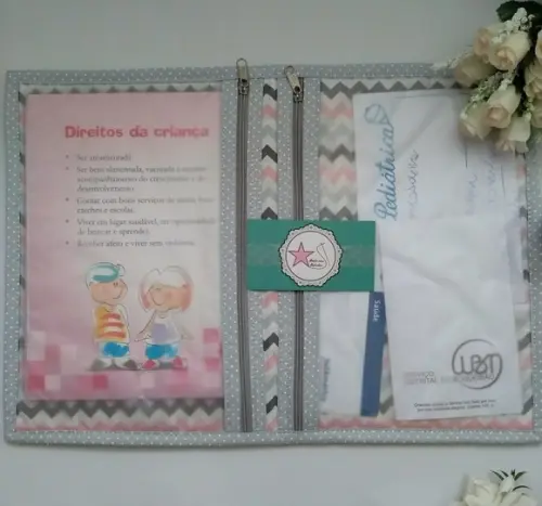 Capa Caderneta de Vacina Panda