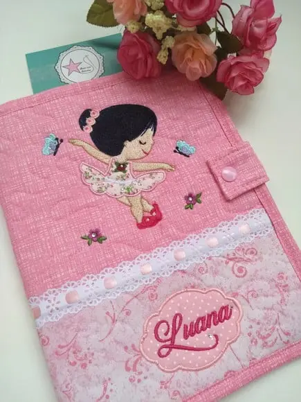 Capa Caderneta de Vacinas/Documentos Bailarina