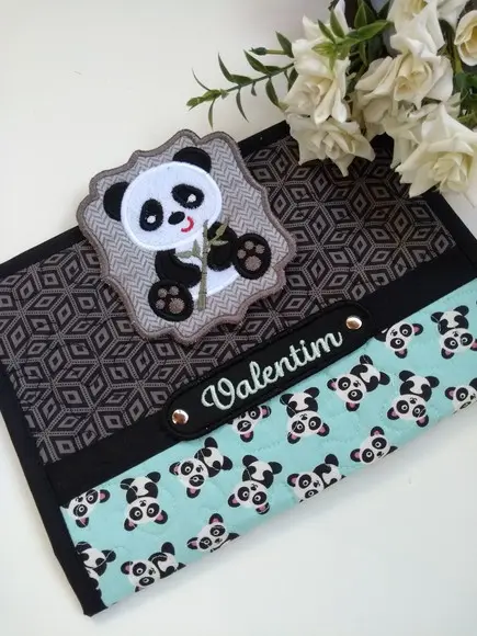 Capa Caderneta de Vacinas/Documentos Panda