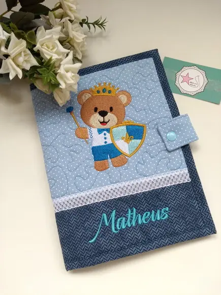 Capa Caderneta de Vacinas/Documentos Urso