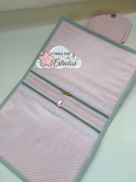 Capa Carteira de Vacina - Ursa Rosa