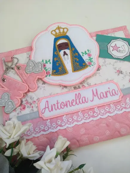 Capa Carteira de Vacinas Noss Senhora Aparecida