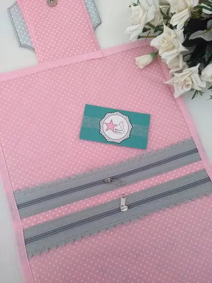 Capa Carteira de Vacinas Nuvem rosa