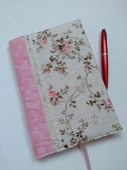 Capa para Caderno Tecido