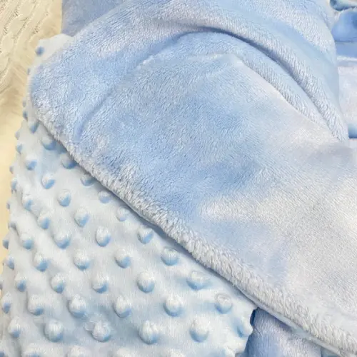 Cobertor Manta para Bebê Pipoquinha Azul Tigre