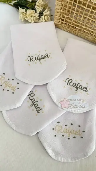 Fralda de Boca -Babita básica kit com 5