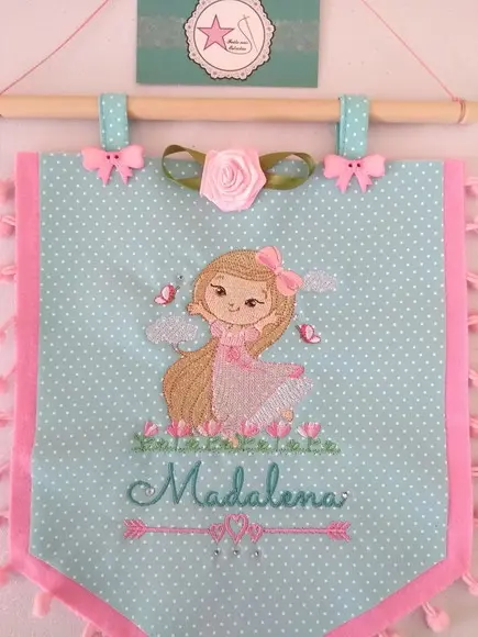 Flâmula decorativa Menina
