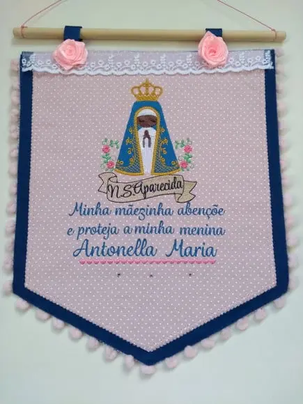 Flâmula decorativa Nossa Senhora Aparecida