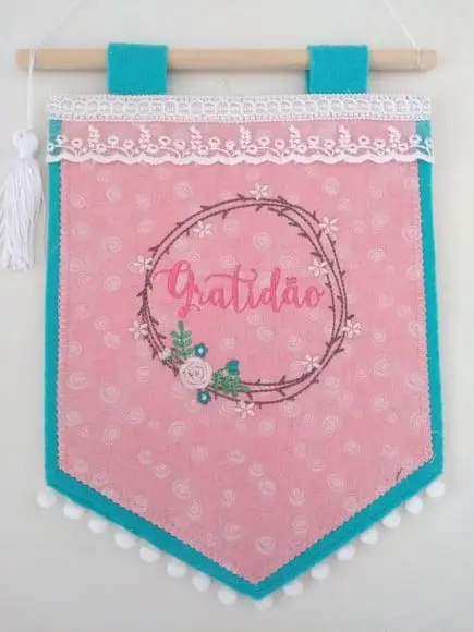 Flâmula decorativa Gratidão