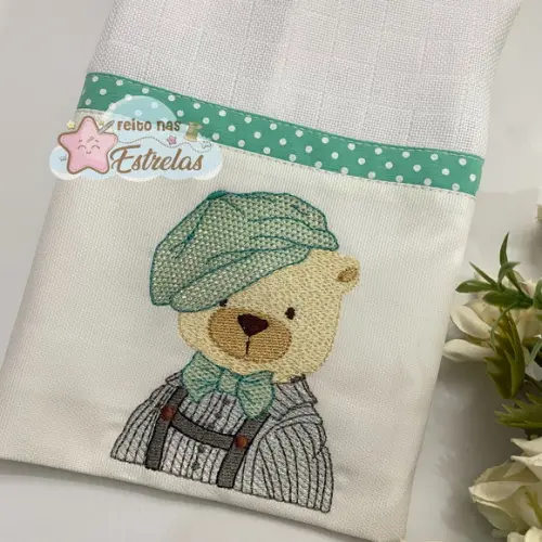 Fraldinha de Boca - Kit 2 peças -Urso