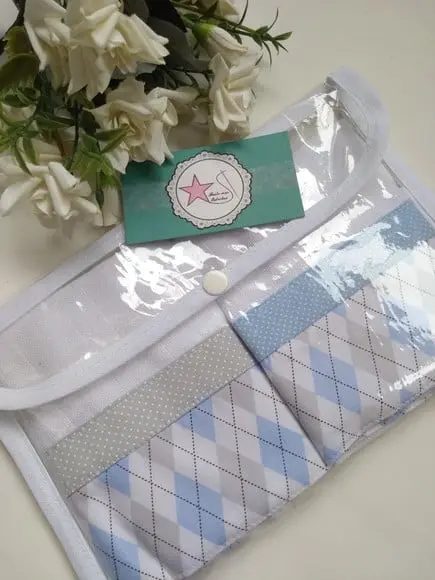 Fraldinha de Boca Barrado- Kit 2 peças