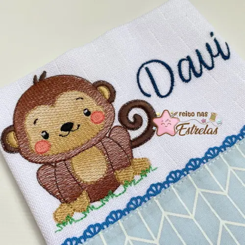 Fraldinha De Boca Safari Kit 6 Peças -