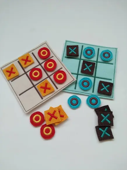 Jogo da Velha em Feltro