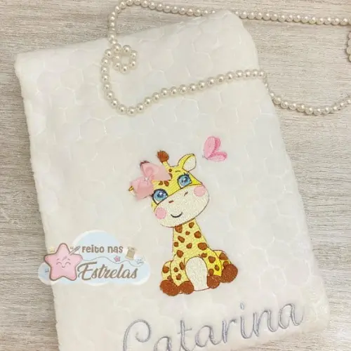 Manta para Bebê Personalizada Basic em Fleece