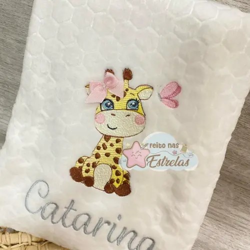 Manta para Bebê Personalizada Basic em Fleece