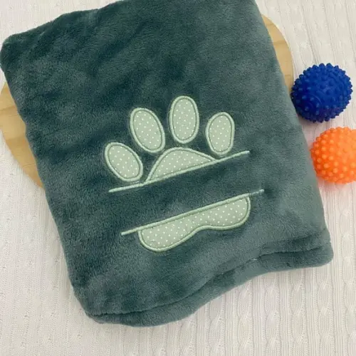 Manta para Cachorro/pet Personalizada Basic em Fleece