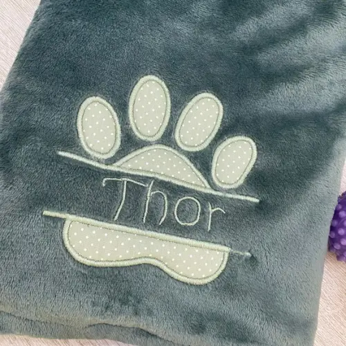 Manta para Cachorro/pet Personalizada Basic em Fleece
