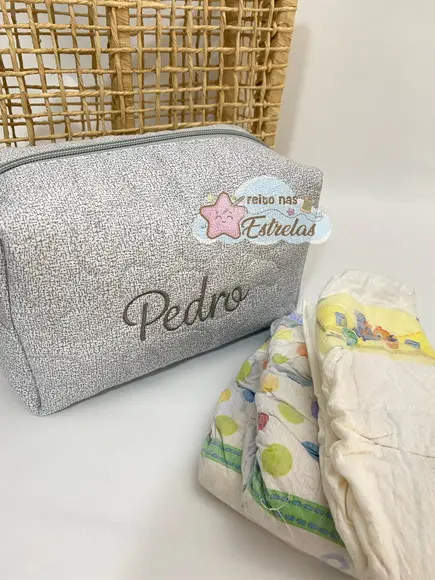 Necessaire Porta Fraldas Cestinha