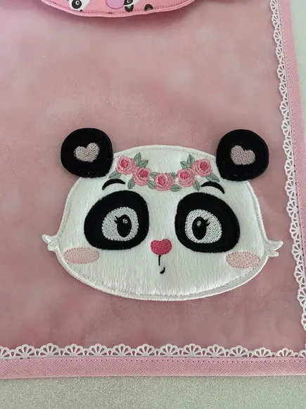PORTA CERTIDÃO DE NASCIMENTO PANDA