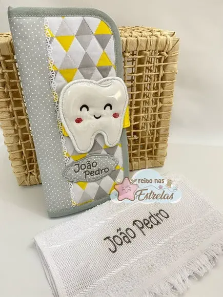Porta escova de dente Dentinho