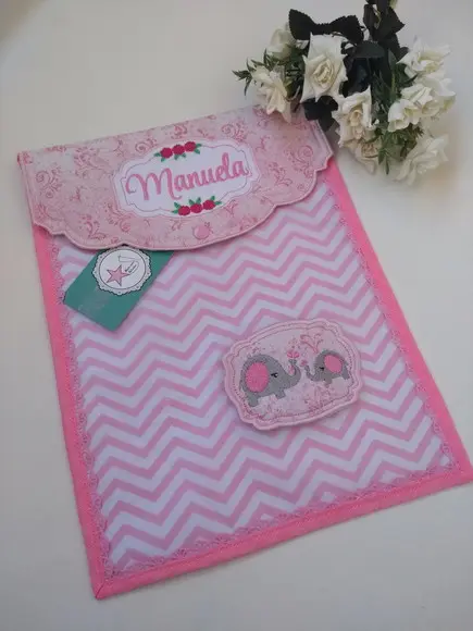PORTA CERTIDÃO DE NASCIMENTO Rosa