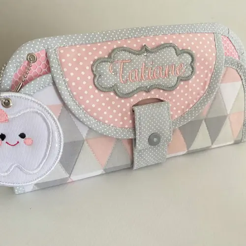 Porta escova de dente Dentinho Feliz