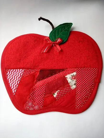 Porta Recados para Geladeira- Maça Vermelha