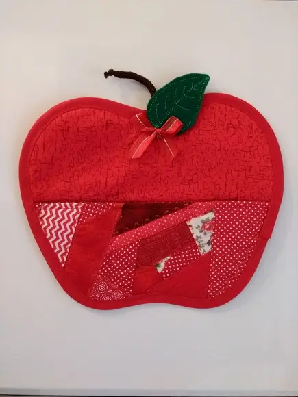 Porta Recados para Geladeira- Maça Vermelha