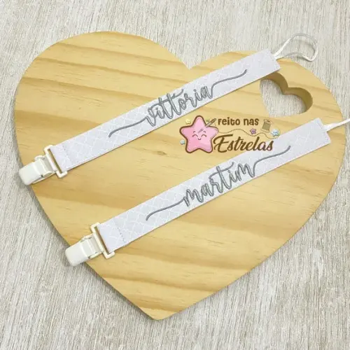 Prendedor de Chupetas Segura Chupetas Personalizado