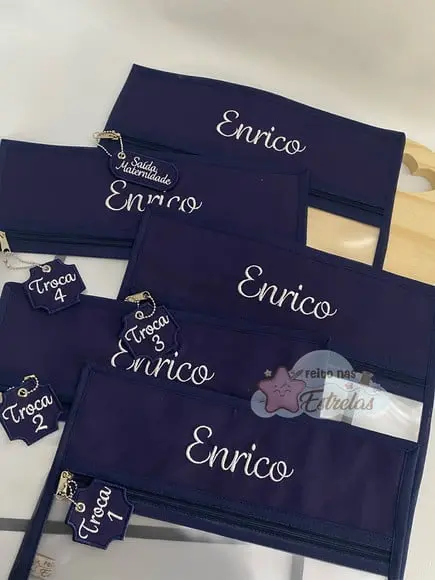 Saquinho Organizador Maternidade - Kit Com 5 Unidades