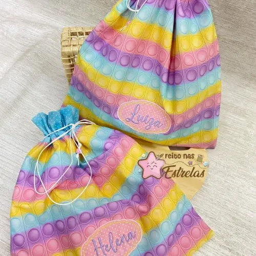 Saquinho para Roupas Kit com 2