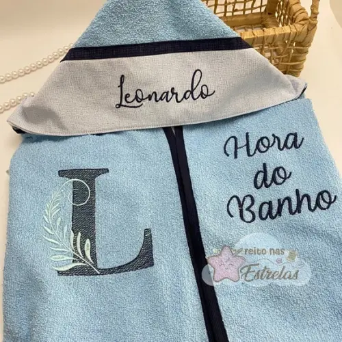 Toalha de Banho Bebê com Capuz Baby