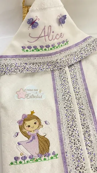 Toalha de Banho Infantil com Capuz - Fada