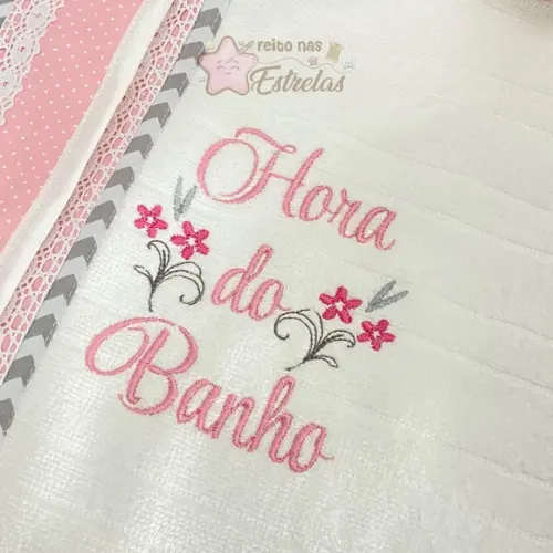 Toalha de Banho Infantil com Capuz - Borboletas