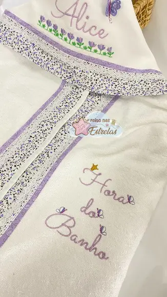 Toalha de Banho Infantil com Capuz - Fada