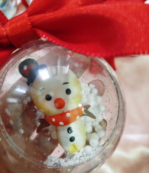 Bolinhas de Natal Personalizadas em Biscuit