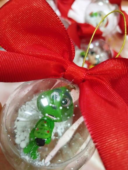 Bolinhas de Natal Personalizadas em Biscuit