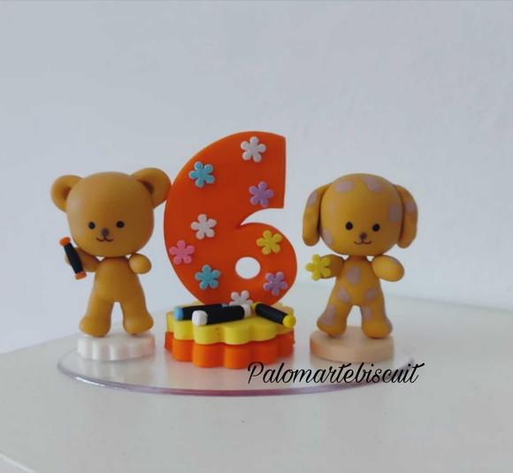 Topo de Bolo Bobbies Goods