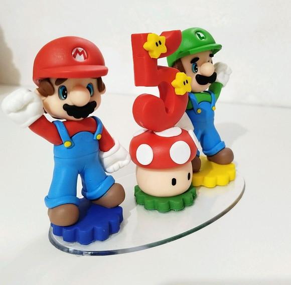 Topo de Bolo Super Mario
