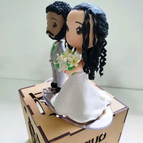 Noivinhos em Biscuit Personalizados