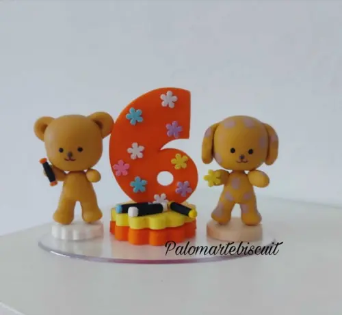 Topo de Bolo Bobbies Goods
