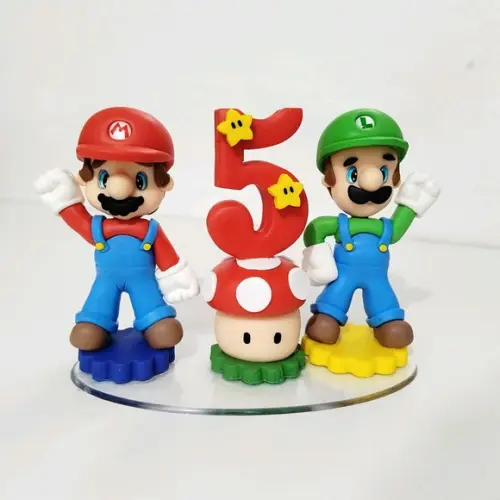 Topo de Bolo Super Mario