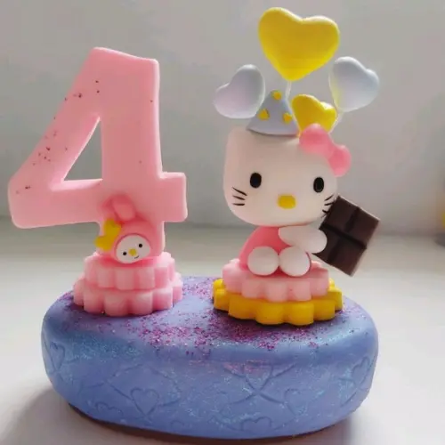 Topo de Bolo Hello Kitty