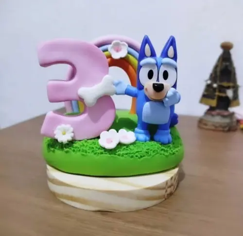 Vela Bluey em Biscuit