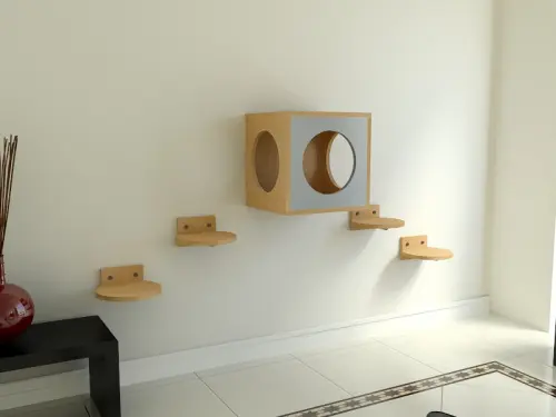 Playground para Gatos de Parede Chartreux em mdf